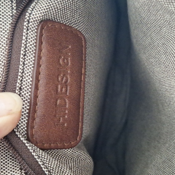 Hide Sign Leather Crossbody Messenger Bag - Picture 6 of 15